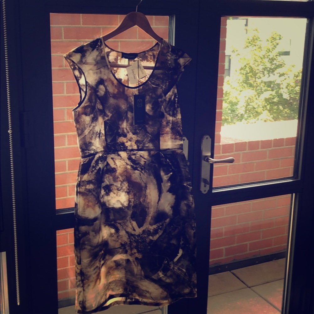NWT Piazza Sempione iridescent silk dress